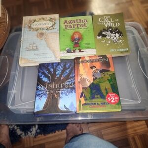 LOT OF 5 MIX TEEN YOUTH STORY BOOKS GOOD READS